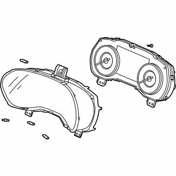 OEM 2021 Acura TLX METER, COMBINATION - 78100-TGV-A31