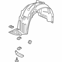 OEM 2021 Honda Civic Fender, Right Front (Inner) - 74101-TGG-A20