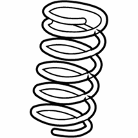 OEM 2011 Lexus IS F Spring, Coil, Rear - 48231-53231