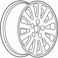 OEM 2006 Buick Lucerne Wheel, Alloy - 9595945