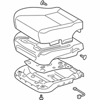 OEM 2008 Lexus LS460 Front Seat Set - 71001-50U50-A1