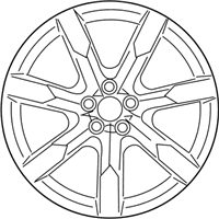 OEM 2016 Nissan GT-R Aluminum Wheel - D0C00-KB51A