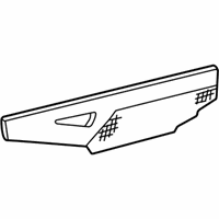 OEM 2000 GMC Jimmy Insert, Front Side Door Trim Panel - 15018326