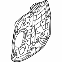 OEM 2016 Kia Forte Koup Regulator Assembly-Rear Door - 83402A7011