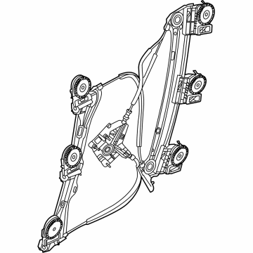 OEM 2021 BMW 228i xDrive Gran Coupe WINDOW LIFTER WITHOUT MOTOR - 51-33-4-876-387