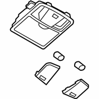 OEM 2012 Infiniti G25 Lamp Assembly Map - 26430-JL05A