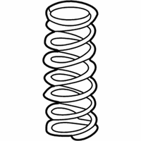 OEM 2001 Toyota 4Runner Spring, Coil, Front - 48131-35100