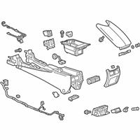 OEM 2015 Cadillac ATS Console Assembly - 23224951