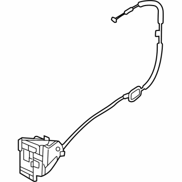 OEM Kia Carnival Latch Assembly-Rr Dr Fr - 81400R0000