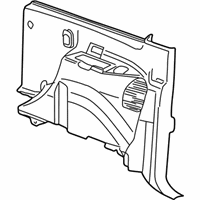 OEM 2004 Ford Excursion Quarter Trim Panel - 2C7Z-7831013-AAC