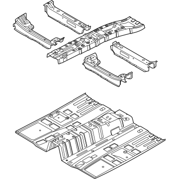 OEM 2020 Hyundai Sonata Panel Assembly-Floor, Ctr - 65100-L0000