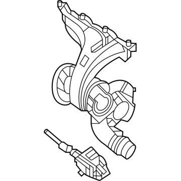 OEM BMW X3 EXCHANGE TURBOCHARGER WITH E - 11-65-8-469-097