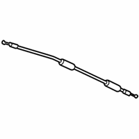 OEM Lexus Cable Assembly, Rear Door - 69730-0E070