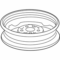 OEM 2015 Acura ILX Disk, Wheel (16X4T) (Ring Techs) - 42700-SJK-J51