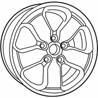 OEM Jeep Grand Cherokee Wheel-Aluminum - 1RV66GSAAB