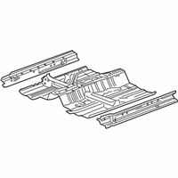 OEM 2011 Honda Accord Crosstour Floor, FR. - 65100-TP6-A01ZZ