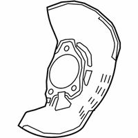 OEM Toyota C-HR Dust Shield - 47781-F4010