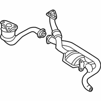 OEM 1997 Chevrolet Camaro Oxidation Catalytic Converter Assembly (W/ Exhaust Pipe) - 12560407
