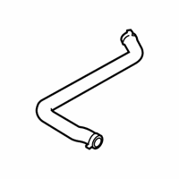 OEM 2009 Ford Flex Upper Hose - 8A8Z-8260-C