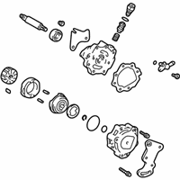 OEM 2001 Toyota Camry Power Steering Pump - 44320-06030