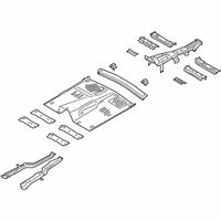 OEM 2020 Ford Explorer Front Floor Pan - L1MZ-7811135-B