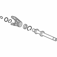 OEM 2022 Acura TLX Shaft Assembly, Half - 44500-TJB-A01