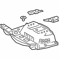 OEM 2020 Lexus LC500 PAN SUB-ASSY, RR FLO - 58301-11901