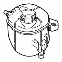 OEM 2017 BMW 740i xDrive Engine Coolant Reservoir - 17-13-9-485-733