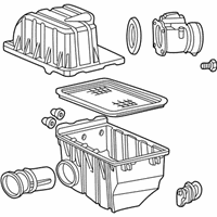 OEM Mercury Air Cleaner Assembly - 1L2Z-9600-BF