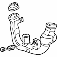 OEM 1995 Acura Integra Tube Sub-Assembly, Air In. - 17242-P72-000