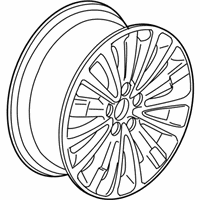 OEM Acura TLX Disk, Aluminum Wheel (18X7 1/2J) (Enkei) - 42700-TZ3-R11