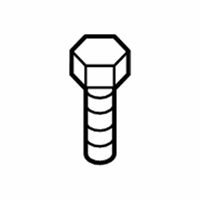 OEM 2017 BMW 535i GT xDrive Hexagon Screw With Flange - 51-21-7-223-086