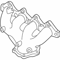 OEM 1999 Kia Sephia Exhaust Manifold Assembly - 285112Y200