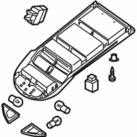 OEM 2010 Nissan Titan Lamp Assembly Map - 26430-ZT70A