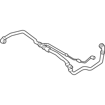 OEM 2022 BMW X3 HOSE COOLANT RADIATOR INTAKE - 17-12-9-845-508