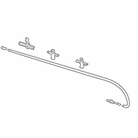 OEM 2001 Kia Spectra Hose Assembly-Rear Washer - 0K2B167500C