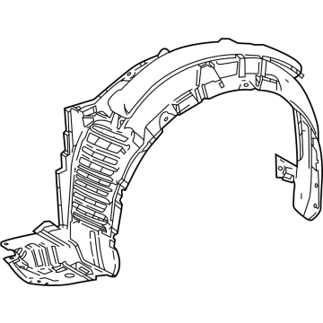 OEM 2019 Toyota Mirai Fender Liner - 53806-62010