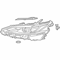 OEM 2019 Lexus ES300h Headlamp Unit With Gas - 81145-33F31