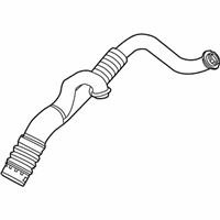 OEM BMW 335is Charge-Air Duct - 11-65-7-556-551