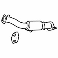 OEM 2020 Hyundai Kona Front Muffler Assembly - 28610-J9120