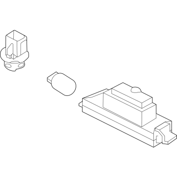 OEM Kia Sorento Lamp Assembly-License Pl - 92501R5000