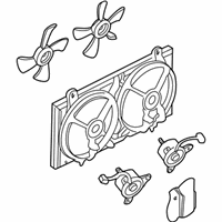 OEM Nissan Altima Motor Assy-Fan & Shroud - 21481-8J01A