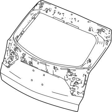 OEM 2022 Acura MDX Tailgate Complete - 68100-TYA-A00ZZ