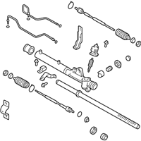 OEM 2004 Hyundai Elantra Gear & Linkage Assembly-Power Steering - 57700-2D000