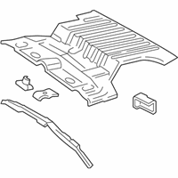 OEM Oldsmobile Bravada Panel Asm, Floor Rear - 12546343