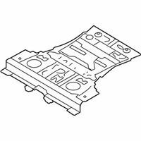 OEM 2015 BMW X5 Floor Panel, Rear - 41-11-7-174-378