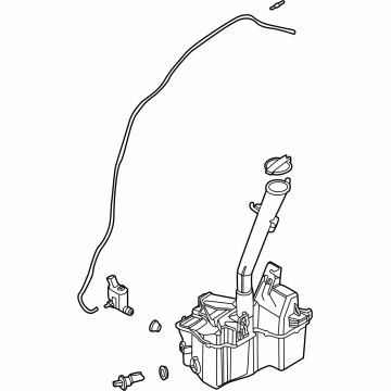 OEM Hyundai Santa Cruz RESERVOIR & PUMP ASSY-WASHER - 98610-K5100