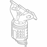 OEM 2010 Hyundai Azera Exhaust Manifold Catalytic Assembly, Left - 28510-3C570