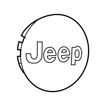 OEM 2020 Jeep Wrangler Wheel Center Cap - 1LB77MA7AC