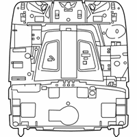 OEM 2015 BMW i3 Roof Function Centre - 61-31-6-820-169